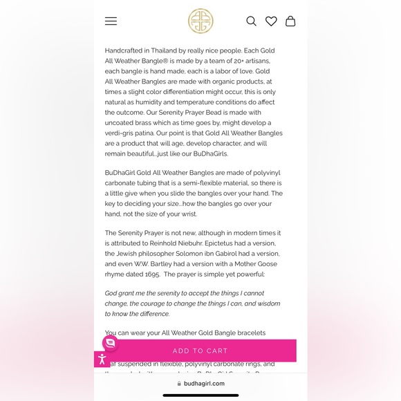 Budhagirl GOLD ALL WEATHER BANGLES - Set of 9 - Size Medium - BRAND NEW - Picture 4 of 13